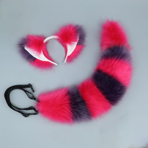 1 Set Fuchs-Stirnband und Fuchsschwanz-Set Haarbänder Haarreifen Kopfschmuck Haarschmuck für Cosplay Kostüm Party Dekoration Dressing Parteien Faschingskostüm,Schnallenschwanz,Rosa Lila A 1 Set Fuchs-Stirnband und Fuchsschwanz-Set Haarbänder Haarreifen Kopfschmuck Haarschmuck für Cosplay Kostüm Party Dekoration Dressing Parteien Faschingskostüm,Schnallenschwanz,Rosa Lila A von Wambere