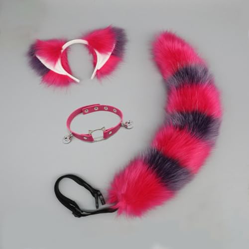 1 Set Fuchs-Stirnband und Fuchsschwanz-Set Haarbänder Haarreifen Kopfschmuck Haarschmuck für Cosplay Kostüm Party Dekoration Dressing Parteien Faschingskostüm,Schnallenschwanz,Rosa Lila B 1 Set Fuchs-Stirnband und Fuchsschwanz-Set Haarbänder Haarreifen Kopfschmuck Haarschmuck für Cosplay Kostüm Party Dekoration Dressing Parteien Faschingskostüm,Schnallenschwanz,Rosa Lila B von Wambere