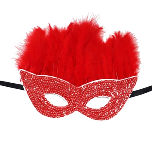 1 Stück Maskerade Maske mit Feder,Pailletten-Federmaske,Karneval Augenmaske,Dekorative Augenmaske,Gothic Maskerade Gesichtsmasken,für Halloween Karneval Party Kostüm Cosplay,B11 1 Stück Maskerade Maske mit Feder,Pailletten-Federmaske,Karneval Augenmaske,Dekorative Augenmaske,Gothic Maskerade Gesichtsmasken,für Halloween Karneval Party Kostüm Cosplay,B11 von Wambere