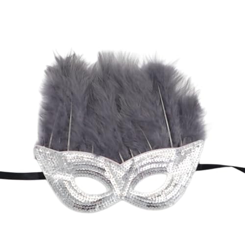 1 Stück Maskerade Maske mit Feder,Pailletten-Federmaske,Karneval Augenmaske,Dekorative Augenmaske,Gothic Maskerade Gesichtsmasken,für Halloween Karneval Party Kostüm Cosplay,B13 1 Stück Maskerade Maske mit Feder,Pailletten-Federmaske,Karneval Augenmaske,Dekorative Augenmaske,Gothic Maskerade Gesichtsmasken,für Halloween Karneval Party Kostüm Cosplay,B13 von Wambere