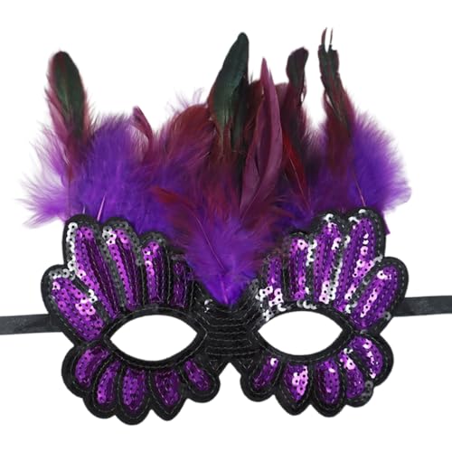 1 Stück Maskerade Maske mit Feder,Pailletten-Federmaske,Karneval Augenmaske,Dekorative Augenmaske,Gothic Maskerade Gesichtsmasken,für Halloween Karneval Party Kostüm Cosplay,B20 1 Stück Maskerade Maske mit Feder,Pailletten-Federmaske,Karneval Augenmaske,Dekorative Augenmaske,Gothic Maskerade Gesichtsmasken,für Halloween Karneval Party Kostüm Cosplay,B20 von Wambere