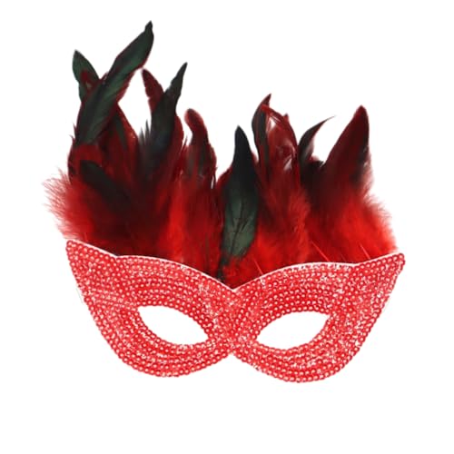 1 Stück Maskerade Maske mit Feder,Pailletten-Federmaske,Karneval Augenmaske,Dekorative Augenmaske,Gothic Maskerade Gesichtsmasken,für Halloween Karneval Party Kostüm Cosplay,B8 1 Stück Maskerade Maske mit Feder,Pailletten-Federmaske,Karneval Augenmaske,Dekorative Augenmaske,Gothic Maskerade Gesichtsmasken,für Halloween Karneval Party Kostüm Cosplay,B8 von Wambere