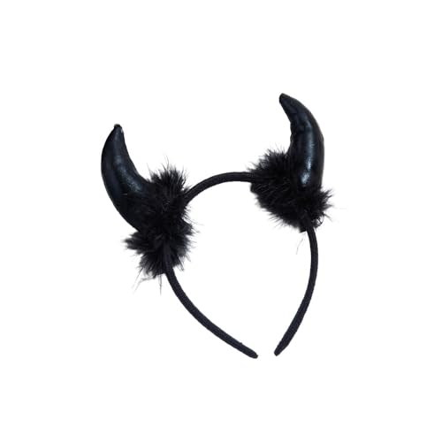 1 Stück Teufelshörner Haarreif Teufelsohren Haarband mit Feder,Vampir Devil Ears Kopfschmuck,Teufel Stirnband Karneval Halloween Kostüm Damen Herren Kopfbedeckung Accessoire,Schwarz 1 Stück Teufelshörner Haarreif Teufelsohren Haarband mit Feder,Vampir Devil Ears Kopfschmuck,Teufel Stirnband Karneval Halloween Kostüm Damen Herren Kopfbedeckung Accessoire,Schwarz von Wambere
