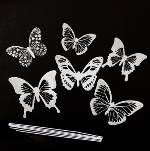 12 Stück Schmetterlinge Tortendeko,3D Schmetterlings Geburtstagskuchendekoration,Butterfly Schmetterlinge Deko Torte Kuchendeko für Hochzeit Party Geburtstag Valentinstag,Weiß 12 Stück Schmetterlinge Tortendeko,3D Schmetterlings Geburtstagskuchendekoration,Butterfly Schmetterlinge Deko Torte Kuchendeko für Hochzeit Party Geburtstag Valentinstag,Weiß von Wambere