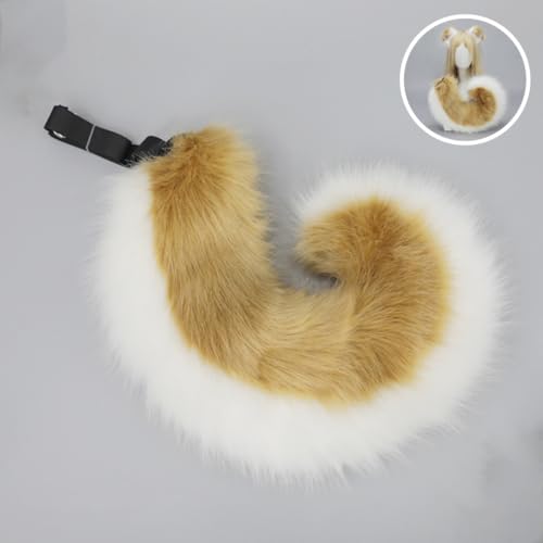 Hundeohren Haarband Kawaii Haarschmuck Cosplay Kopf Zubehör Hundeohr-Stirnband Kunstpelz Plüsch Ohren Schwanz Set für Damen Halloween Karneval Weihnachten Cosplay Party,Hell Kamel Weiß B Hundeohren Haarband Kawaii Haarschmuck Cosplay Kopf Zubehör Hundeohr-Stirnband Kunstpelz Plüsch Ohren Schwanz Set für Damen Halloween Karneval Weihnachten Cosplay Party,Hell Kamel Weiß B von Wambere