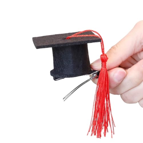 Wambere 1 Stück Mini Doctoral Cap Haarband,Haarspange,Bachelor Hut Stirnband,Haarschmuck,Graduation Party stereoskopische Kopfschmuck für die Abschlussfeier-Saison als Foto-Requisite,Rot B Wambere 1 Stück Mini Doctoral Cap Haarband,Haarspange,Bachelor Hut Stirnband,Haarschmuck,Graduation Party stereoskopische Kopfschmuck für die Abschlussfeier-Saison als Foto-Requisite,Rot B von Wambere