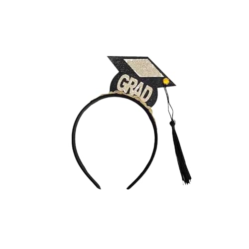 Wambere 1 Stück Mini Doctoral Cap Haarband,Haarspange,Bachelor Hut Stirnband,Haarschmuck,Graduation Party stereoskopische Kopfschmuck für die Abschlussfeier-Saison als Foto-Requisite,Schwarz D Wambere 1 Stück Mini Doctoral Cap Haarband,Haarspange,Bachelor Hut Stirnband,Haarschmuck,Graduation Party stereoskopische Kopfschmuck für die Abschlussfeier-Saison als Foto-Requisite,Schwarz D von Wambere