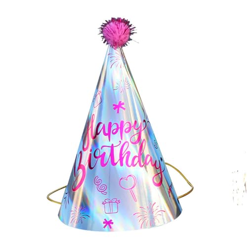 Wambere 12 Stück Kegel Geburtstagshut mit Pompons Partyhüte Dreispitzhut Geburtstagsparty Hut Party Hüte Geburtstag Kegel Hüte Festival Geburtstagsdekoration Party Supplies Hütchen,Rosenrot Wambere 12 Stück Kegel Geburtstagshut mit Pompons Partyhüte Dreispitzhut Geburtstagsparty Hut Party Hüte Geburtstag Kegel Hüte Festival Geburtstagsdekoration Party Supplies Hütchen,Rosenrot von Wambere