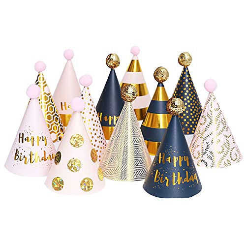 Wambere 12 Stück Partyhüte zum Geburtstag mit Pompons,Partyhüte Party Kegel Hüte,Geburtstag Kegel Hüte Party Supplies Hütchen Geburtstagshut für Kinder Festival Baby Shower,Mischfarbe Wambere 12 Stück Partyhüte zum Geburtstag mit Pompons,Partyhüte Party Kegel Hüte,Geburtstag Kegel Hüte Party Supplies Hütchen Geburtstagshut für Kinder Festival Baby Shower,Mischfarbe von Wambere