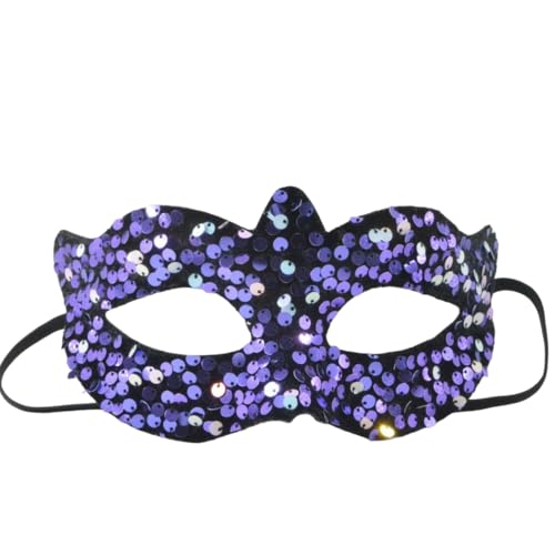 Wambere 2 Stück Kleine spitze Maske aus PVC mit Pailletten,Damen Masquerade Maskenmasken Venezianische Maske Augenmaske Halbmaske Kostüm Gesichtsmaske für Cosplay Halloween Fasching Karneval,Lila Wambere 2 Stück Kleine spitze Maske aus PVC mit Pailletten,Damen Masquerade Maskenmasken Venezianische Maske Augenmaske Halbmaske Kostüm Gesichtsmaske für Cosplay Halloween Fasching Karneval,Lila von Wambere