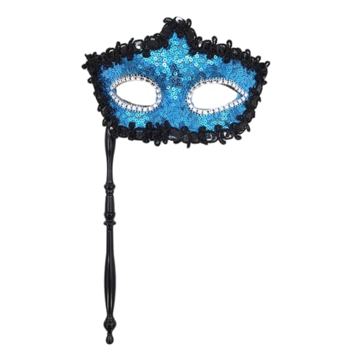 Wambere 2 Stück Schmetterlings-Quasten-Halbmaske,Maskenmaske mit Stock,Mardi Gras Deecorations,Venezianische Masken Augenmasken Maskenball Masken,für Kostümfeste Party Fasching Karneval,Blau C Wambere 2 Stück Schmetterlings-Quasten-Halbmaske,Maskenmaske mit Stock,Mardi Gras Deecorations,Venezianische Masken Augenmasken Maskenball Masken,für Kostümfeste Party Fasching Karneval,Blau C von Wambere
