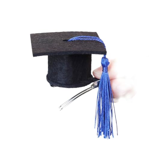 Wambere 3 Stück Mini Doctoral Cap Haarband,Haarspange,Bachelor Hut Stirnband,Haarschmuck,Graduation Party stereoskopische Kopfschmuck für die Abschlussfeier-Saison als Foto-Requisite,Blau B Wambere 3 Stück Mini Doctoral Cap Haarband,Haarspange,Bachelor Hut Stirnband,Haarschmuck,Graduation Party stereoskopische Kopfschmuck für die Abschlussfeier-Saison als Foto-Requisite,Blau B von Wambere