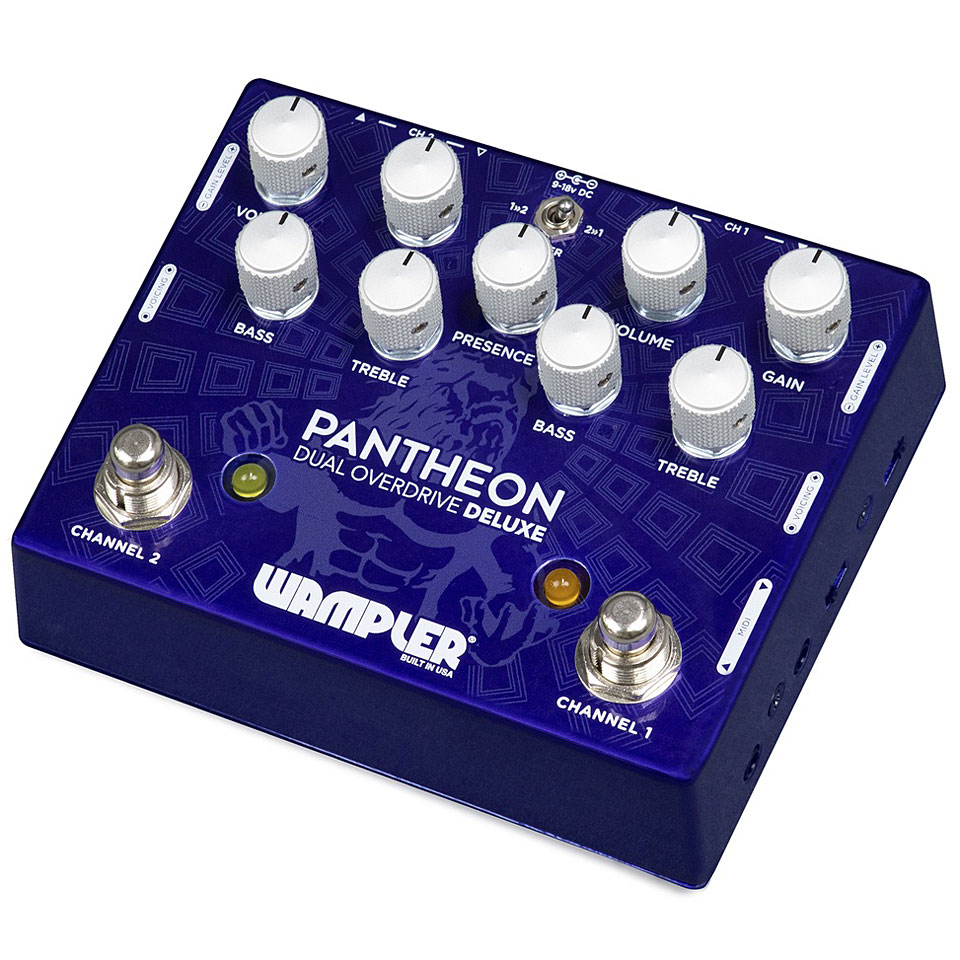 Wampler Dual Pantheon Deluxe Overdrive Effektgerät E-Gitarre von Wampler