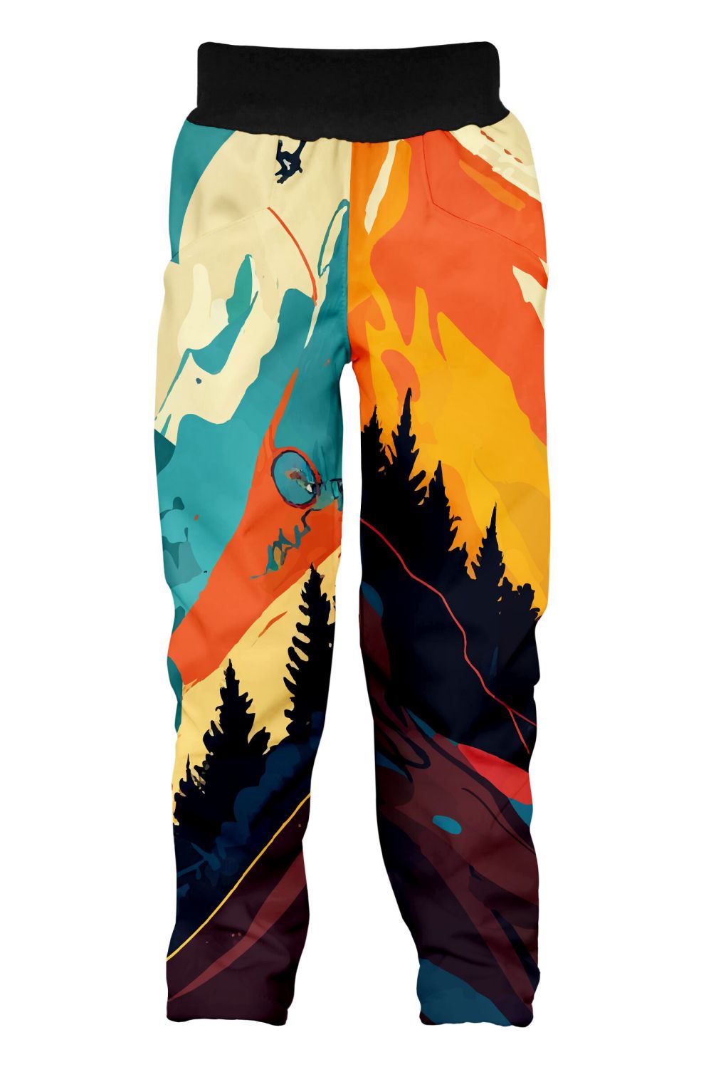 Wamu Softshell Hose - 98/104 Mountain Bike (hell) von Wamu