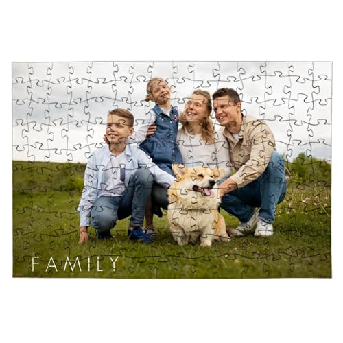 Wanapix | Holzpuzzle Personalisiert mit Foto und Text | 150 Teiles | Originelles Geschenk | Puzzle Erwachsene | 36 x 25 cm | Holzpuzzle Erwachsene von Wanapix