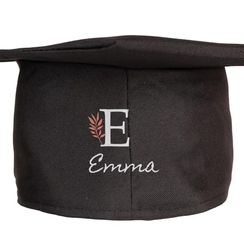 Wanapix | Personalisierter Doktorhut bedrucken | Unisex-Abschlusskappe für Erwachsene | Undergraduate/Master/Doktorand | Initiale Wanapix | Personalisierter Doktorhut bedrucken | Unisex-Abschlusskappe für Erwachsene | Undergraduate/Master/Doktorand | Initiale von Wanapix