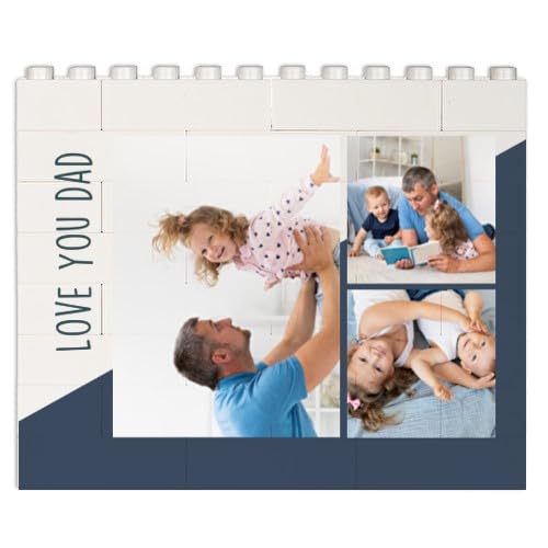 Wanapix | Personalisiertes Klötzchenpuzzle XL | Kompatibel mit Anderen Steinen | Vatertagsgeschenk | Originelles Geschenk | 28 Teile XL | 13x11cm | Dad Collage Wanapix | Personalisiertes Klötzchenpuzzle XL | Kompatibel mit Anderen Steinen | Vatertagsgeschenk | Originelles Geschenk | 28 Teile XL | 13x11cm | Dad Collage von Wanapix