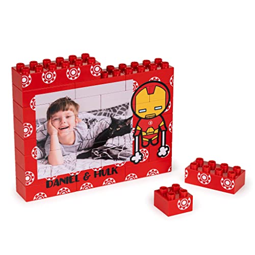 Wanapix | Puzzle Block Selbst Gestalten | Personalisierte Block Puzzles mit Foto und Text| Kompatibel mit den Wichtigsten Marken | Personalisiertes Fotopuzzle | 28 Teile XL | ROT Wanapix | Puzzle Block Selbst Gestalten | Personalisierte Block Puzzles mit Foto und Text| Kompatibel mit den Wichtigsten Marken | Personalisiertes Fotopuzzle | 28 Teile XL | ROT von Wanapix