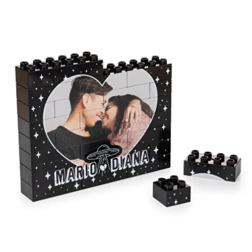 Wanapix | Puzzle Block Selbst Gestalten | Personalisiertes Block Puzzle mit Foto und Text | Kompatibel mit den Wichtigsten Marken | Personalisiertes Fotopuzzle| 28 Teile XL | SCHWARZ Wanapix | Puzzle Block Selbst Gestalten | Personalisiertes Block Puzzle mit Foto und Text | Kompatibel mit den Wichtigsten Marken | Personalisiertes Fotopuzzle| 28 Teile XL | SCHWARZ von Wanapix