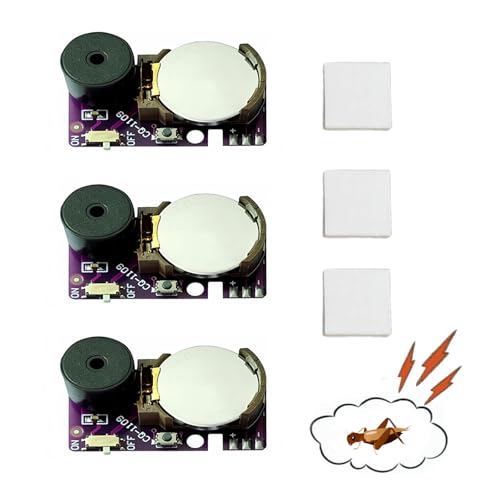 Cricket Noise Maker Streich, 3 Stück Cricket-Sound-Streich, nervige Geräusch-Maschine mit 7 Hochfrequenz-Sounds für Party, Zuhause, Schule, Büro Cricket Noise Maker Streich, 3 Stück Cricket-Sound-Streich, nervige Geräusch-Maschine mit 7 Hochfrequenz-Sounds für Party, Zuhause, Schule, Büro von WanderGo