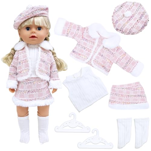 Baby Puppe Kleidung Kompatibel mit Baby neu geboren Kleidung 14-18 Zoll Puppe, Puppe Kleidung für 30-35cm Outfits Süße Baby Puppe Outfits,puppenkleidung Baby Puppe Kleidung Kompatibel mit Baby neu geboren Kleidung 14-18 Zoll Puppe, Puppe Kleidung für 30-35cm Outfits Süße Baby Puppe Outfits,puppenkleidung von WanderGo