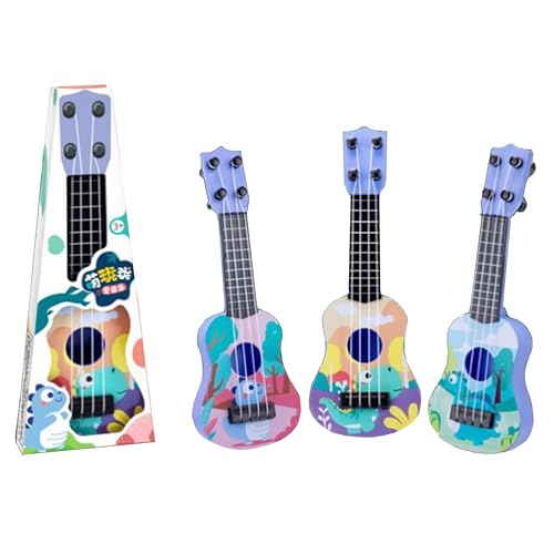Kinder-Ukulele, 25,2 cm, 1 x Simulations-Mini-Kindergitarre, 4 verstellbare Saiten, Kleinkindgitarre für Kinder ab 3 Jahren, Anfänger, Jungen, Mädchen, Geschenk, musikalische Erleuchtung, zufälliger Kinder-Ukulele, 25,2 cm, 1 x Simulations-Mini-Kindergitarre, 4 verstellbare Saiten, Kleinkindgitarre für Kinder ab 3 Jahren, Anfänger, Jungen, Mädchen, Geschenk, musikalische Erleuchtung, zufälliger von WanderGo