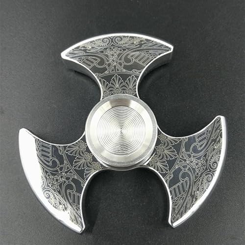 Fidget Spinner Metal Fidget Toys Focus Hand Spinner Leise 3-5Min, Hochwertig Anti Stress Sensorisches Spielzeug Cool EDC Hand Kreisel für Kinder Erwachsene Bunt für Büro Schule Geschenk von WangVipfei