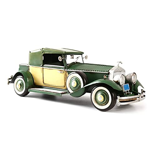 WangXLDD Modellauto kompatibel mit Rolls-Royce Phantom 1932 Modell im Maßstab 1:18, eisenbeschichtetes Ornament für Zuhause, Büro, Geschäft, Schreibtisch, Regal, Dekoration, Geschenk von WangXLDD