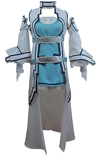 WangYouMan Anime Sword Art Online Asuna Yuuki Cosplay Maßgeschneiderte Uniform Kostüm (XXL - Extra Groß) von WangYouMan