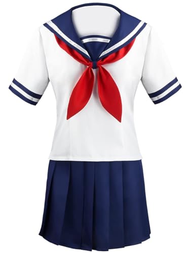 WangYouMan Higurashi no Naku Koro ni Gou Cosplay Maßgeschneidertes Uniform-Kostüm (Größe L) von WangYouMan