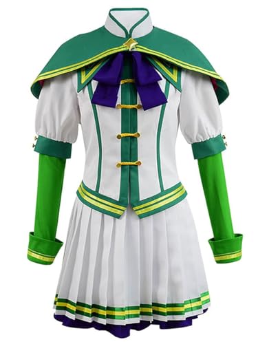 WangYouMan Uma Musume Pretty Derby Anime Silence Suzuka Cosplay Maßgeschneidertes Uniform-Kostüm (XS) von WangYouMan