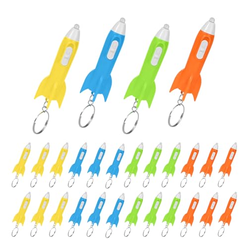 24 Stücke Schlüsselanhänger Taschenlampen,Mini Raketen Taschenlampe LED ,Hängen Schmücken Entzückende Raketen Kopf Keychain , Kindergeburtstag Giveaway, Weihnachtstag,Camping, Outdoor Sicherheit 24 Stücke Schlüsselanhänger Taschenlampen,Mini Raketen Taschenlampe LED ,Hängen Schmücken Entzückende Raketen Kopf Keychain , Kindergeburtstag Giveaway, Weihnachtstag,Camping, Outdoor Sicherheit von Wankd