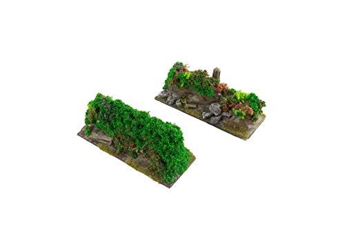 War World Gaming Battle Bocage Gerade Kurz-Hecke x 2-28mm WW2 Tabletop Gelände Modellbau Modell Landschaft Diorama Schlachtfeld Deckung Versatzstücke Wargaming War World Gaming Battle Bocage Gerade Kurz-Hecke x 2-28mm WW2 Tabletop Gelände Modellbau Modell Landschaft Diorama Schlachtfeld Deckung Versatzstücke Wargaming von War World Gaming