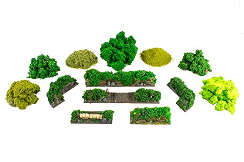 War World Gaming Battle Bocage Set 7 - 28mm WW2 Tabletop Gelände Modellbau von War World Gaming