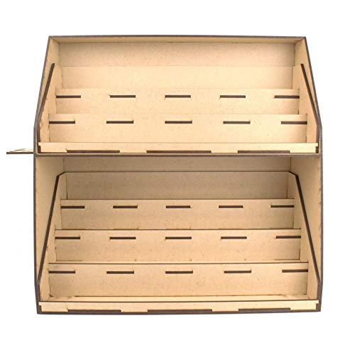 War World Gaming MDF 7-stöckiger Farbständer für Figur Malen - Miniaturen Farbhalter Pinselhalter Regal für Werkstatt Modellbau Farben Vallejo Army Painter War World Gaming MDF 7-stöckiger Farbständer für Figur Malen - Miniaturen Farbhalter Pinselhalter Regal für Werkstatt Modellbau Farben Vallejo Army Painter von War World Gaming