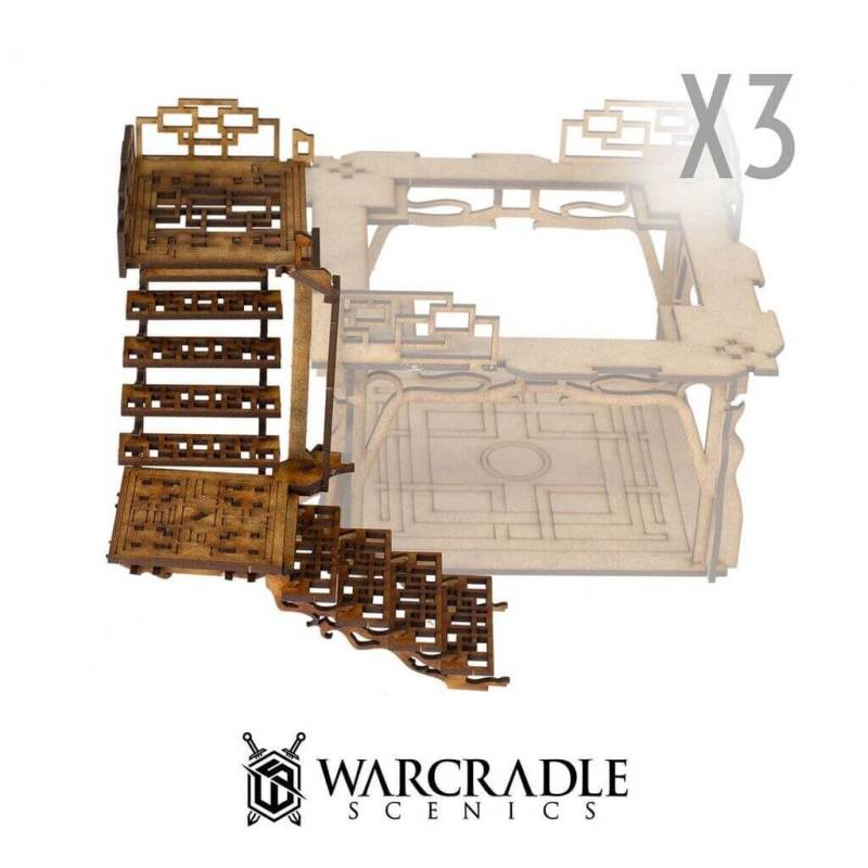 'New Kyoto - Staircase Set' von Warcradle