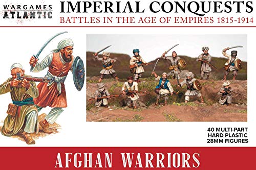 Imperial Conquests – Afghanische Krieger – 40 mehrteilige Figuren aus Hartplastik (schlagfestes Polystyrol), 28 mm von Wargames Atlantic