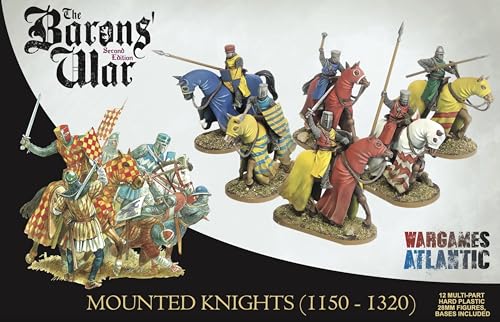 Wargames Atlantic, The Barons War, Mounted Knights (1150-1320) von Wargames Atlantic