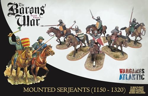 Wargames Atlantic, The Barons War, Mounted Serjeants (1150-1320) von Wargames Atlantic