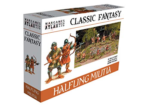 Wargames Atlantic Classic Fantasy Halfling Militia (40 mehrteilige Hartplastikfiguren, 28 mm) von Wargames Atlantic