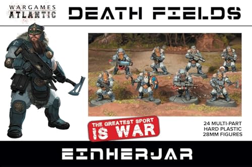 Wargames Atlantic Death Fields – Einherjar Infanterie (24 Figuren), mehrteilige Hartplastik-Figuren (schlagfestes Polyester), 28 mm von Wargames Atlantic
