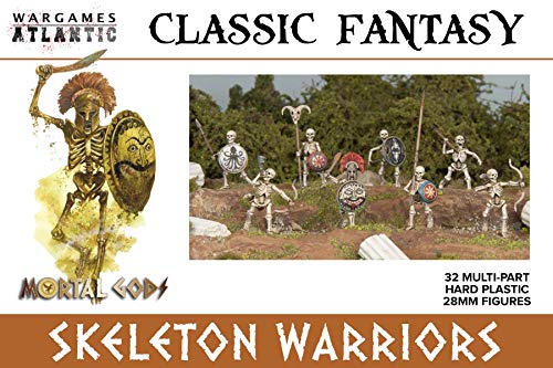 Wargames Atlantic - Klassisches Fantasy-Skelett-Infanterie (32 mehrteilige Hartplastik-Figuren) von Wargames Atlantic