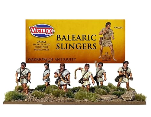 Wargames Delivered - Antike balearische Schlinger, 28 mm Mehrzweckfiguren, punische Kriegssöldner für Wargaming Wargames Delivered - Antike balearische Schlinger, 28 mm Mehrzweckfiguren, punische Kriegssöldner für Wargaming von Wargames Delivered