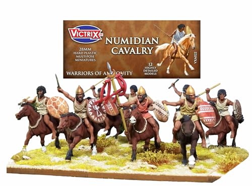 Wargames Delivered Numidianische Kavallerie, 12 28 mm Mehrzweck-Figuren, Speere für Wargaming Wargames Delivered Numidianische Kavallerie, 12 28 mm Mehrzweck-Figuren, Speere für Wargaming von Wargames Delivered