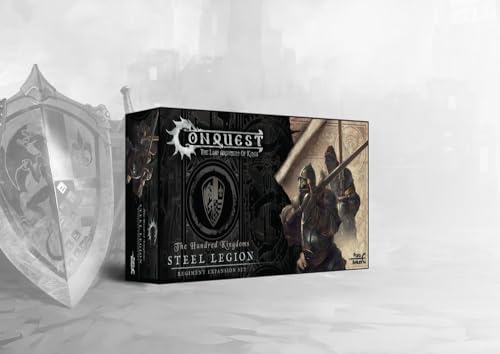Wargames Delivered para Bellum Conquest The Last Argument of Kings Steel Legion - Hundert Königreiche Miniatur-Set, 12 38 mm unverschämte Kunststoff-Miniaturen mit Befehlsoptionen für Wargames Delivered para Bellum Conquest The Last Argument of Kings Steel Legion - Hundert Königreiche Miniatur-Set, 12 38 mm unverschämte Kunststoff-Miniaturen mit Befehlsoptionen für von Wargames Delivered