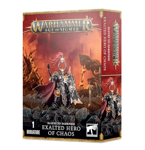 Age of Sigmar : Slaves to Darkness - Exalted Hero of Chaos, Black von Warhammer Age of Sigmar