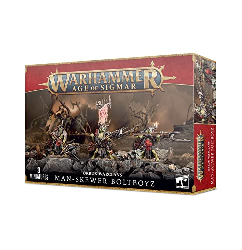 Games Workshop - Warhammer - Age of Sigmar - Orruk Warclans Man-Skewer BoltBoyz von Warhammer Age of Sigmar