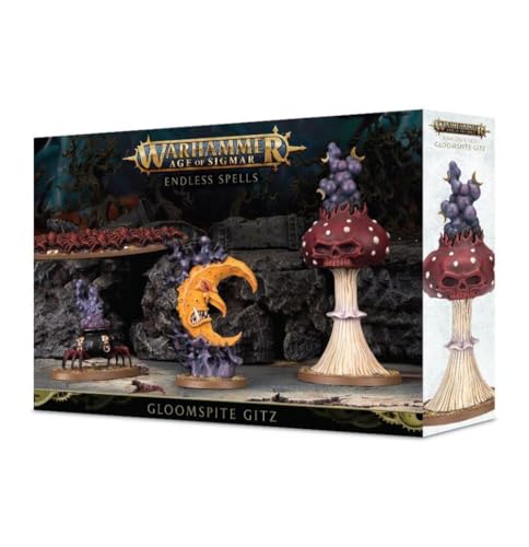 Warhammer Age of Sigmar: Endless Spells - Gloomspite Gitz (15 Komponenten, Alter: 18+, Fantasie: Gloomspite Gitz, TABLETOP_GAME) von Warhammer Age of Sigmar