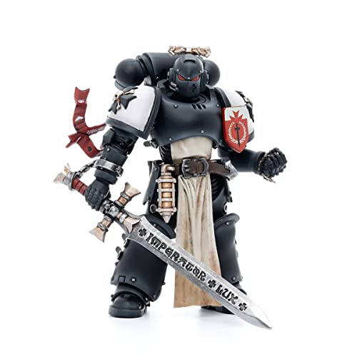BLOOMAGE JOYTOY (BEIJING) TECH Warhammer 40k Figur 1/18 Black Templars The Emperors Champion Rolantus, 12 cm von BLOOMAGE JOYTOY (BEIJING) TECH