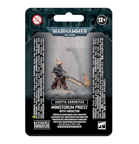 Warhammer - Preorder - Priester der Ministorum mit Vindictor (Kunststoff, 1 Stück, Alter: 14+) Warhammer - Preorder - Priester der Ministorum mit Vindictor (Kunststoff, 1 Stück, Alter: 14+) von Warhammer
